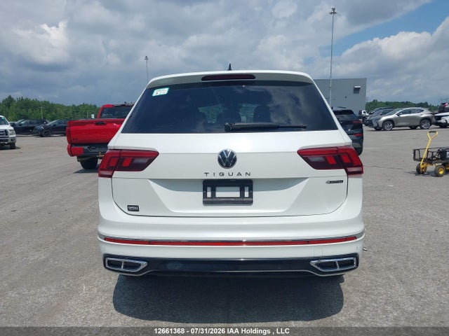 2022 Volkswagen Tiguan Sel R-line მანქანა იყიდება აუქციონზე, vin: 3VV4B7AX3NM099841, აუქციონის ნომერი: 12661368