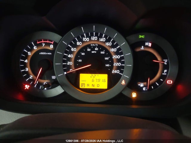 12661386 :رقم المزاد ، 2T3DK4DV8CW073366 vin ، 2012 Toyota Rav4 مزاد بيع