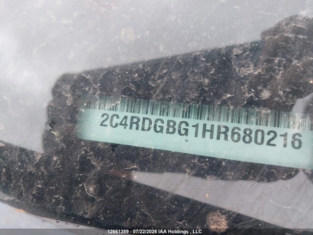 2C4RDGBG1HR680216 Dodge Grand Caravan Cvp/sxt