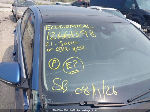12661398 :رقم المزاد ، 3VWG57BU5MM034802 vin ، 2021 Volkswagen Jetta Execline مزاد بيع