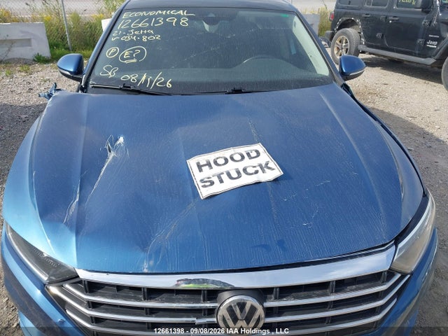 12661398 :رقم المزاد ، 3VWG57BU5MM034802 vin ، 2021 Volkswagen Jetta Execline مزاد بيع