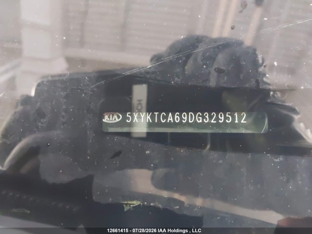 12661415 :رقم المزاد ، 5XYKTCA69DG329512 vin ، 2013 Kia Sorento Lx مزاد بيع