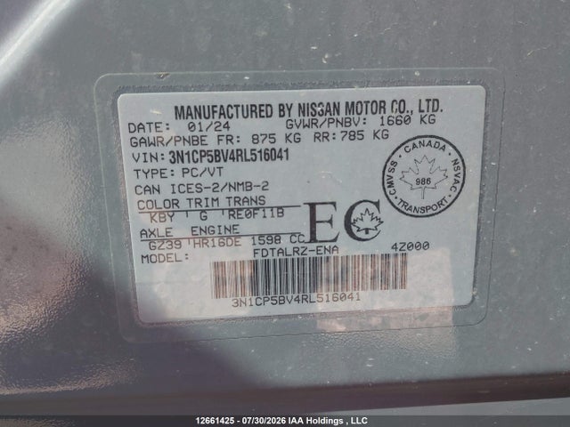 Nissan Kicks 2024 3N1CP5BV4RL516041 Image 9