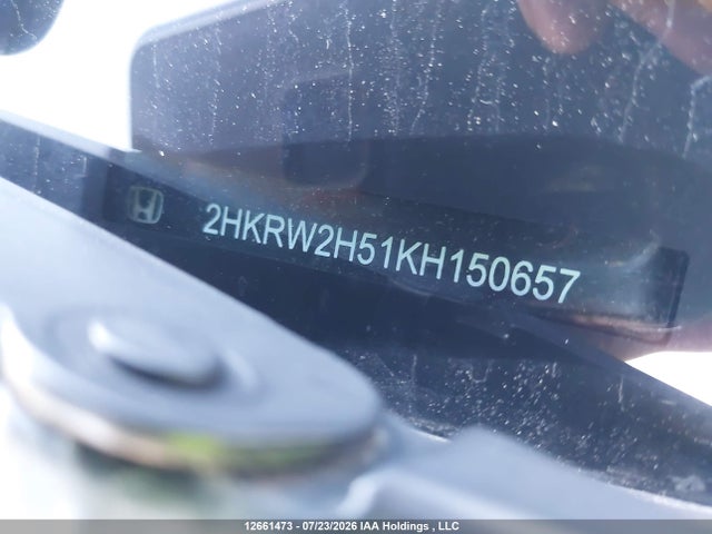 Продажа на аукционе авто 2019 Honda Cr-v Ex, vin: 2HKRW2H51KH150657, номер лота: 12661473