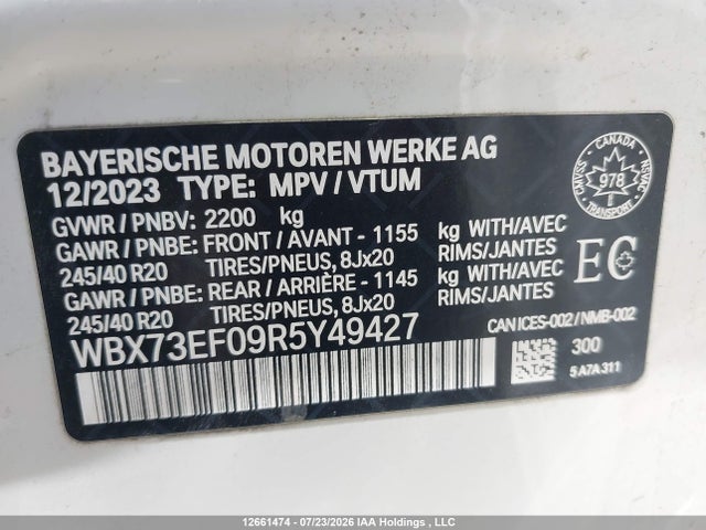 WBX73EF09R5Y49427 BMW X1 Xdrive28i