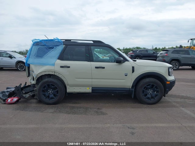 12661481 :رقم المزاد ، 3FMCR9BN9SRE01660 vin ، 2025 Ford Bronco Sport Big Bend مزاد بيع