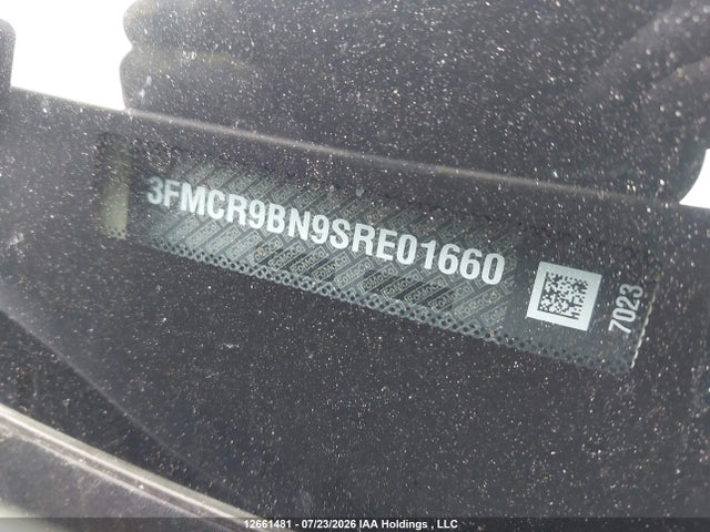 12661481 :رقم المزاد ، 3FMCR9BN9SRE01660 vin ، 2025 Ford Bronco Sport Big Bend مزاد بيع