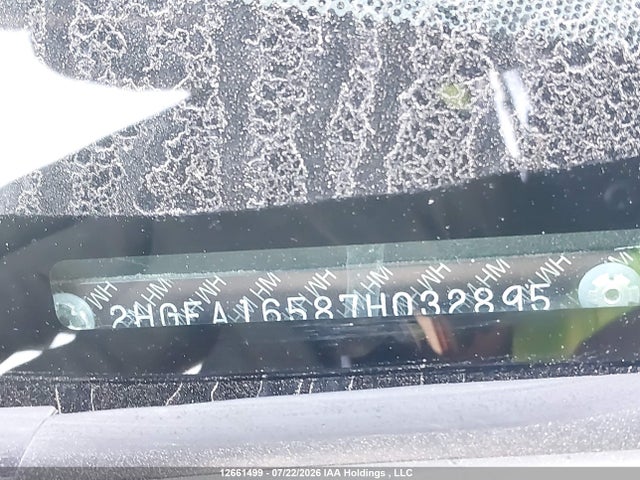 12661499 :رقم المزاد ، 2HGFA16587H032895 vin ، 2007 Honda Civic Lx مزاد بيع