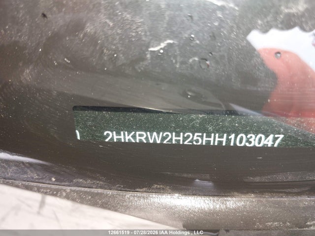 12661519 :رقم المزاد ، 2HKRW2H25HH103047 vin ، 2017 Honda Cr-v Lx مزاد بيع