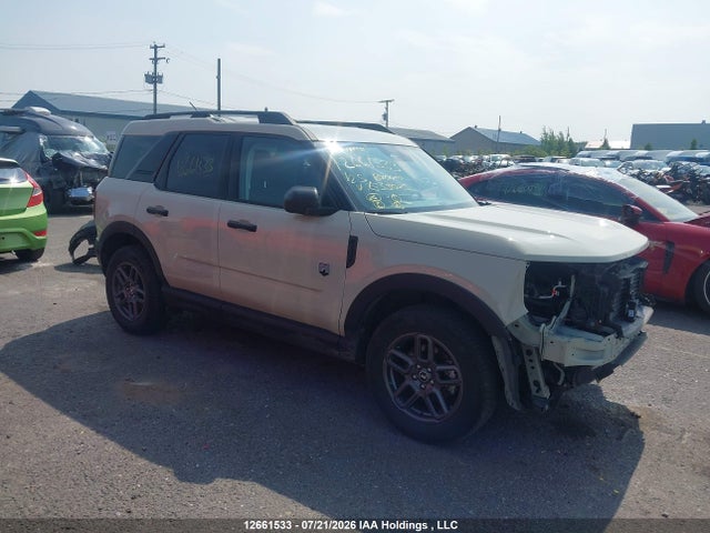 12661533 :رقم المزاد ، 3FMCR9BN2SRE33026 vin ، 2025 Ford Bronco Sport Big Bend مزاد بيع