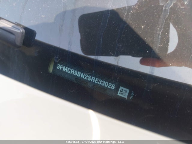 12661533 :رقم المزاد ، 3FMCR9BN2SRE33026 vin ، 2025 Ford Bronco Sport Big Bend مزاد بيع