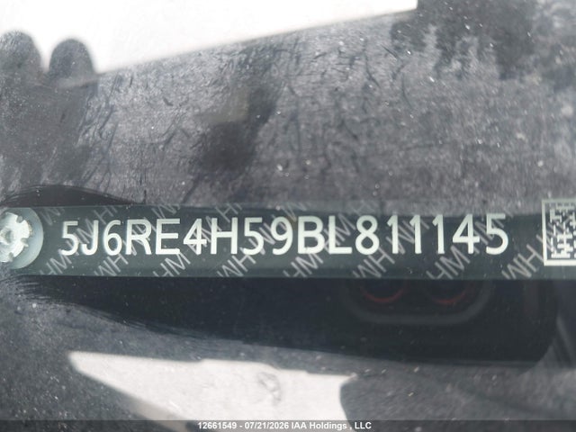Продажа на аукционе авто 2011 Honda Cr-v Ex, vin: 5J6RE4H59BL811145, номер лота: 12661549