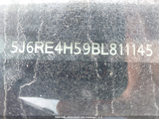 Продажа на аукционе авто 2011 Honda Cr-v Ex, vin: 5J6RE4H59BL811145, номер лота: 12661549