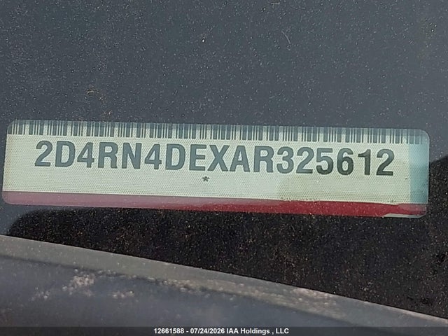2010 Dodge Grand Caravan Se მანქანა იყიდება აუქციონზე, vin: 2D4RN4DEXAR325612, აუქციონის ნომერი: 12661588