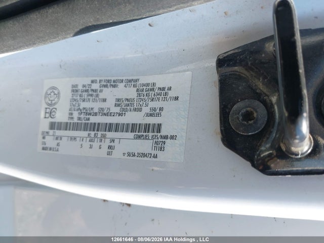 Ford F-250 Xl 2022 1FT8W2BT3NEE27901 Image 9
