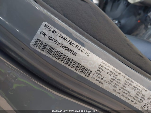 Dodge Durango Pursuit/enforcer 2023 1C4SDJFT2PC602458 Image 9