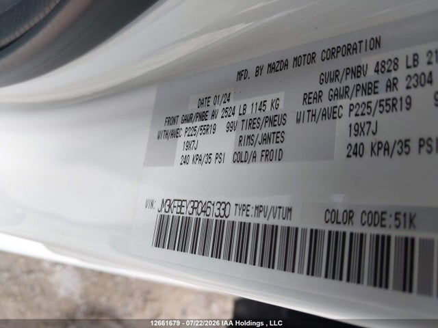 Mazda CX-5 2024 JM3KFBEY3R0461330 Image 9