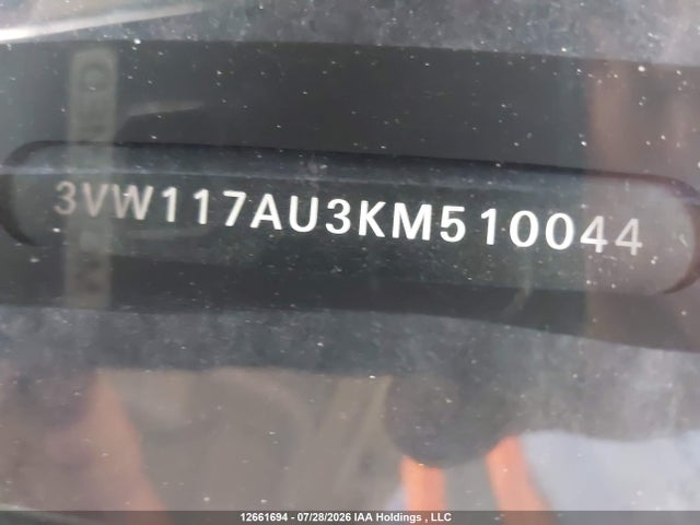 3VW117AU3KM510044 Volkswagen Golf Sportwagen 1.8 Tsi Comfortline/1.8 Tsi Highline