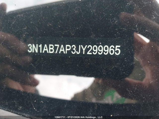 Продаж на аукціоні авто 2018 Nissan Sentra S/sv/sr/sl, vin: 3N1AB7AP3JY299965, номер лоту: 12661711
