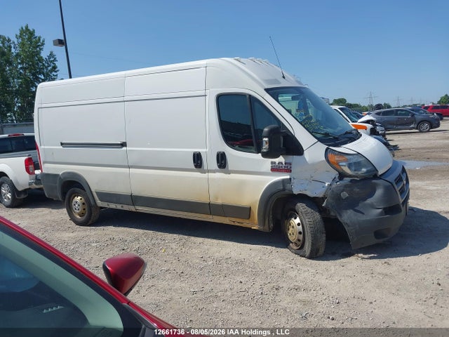 2018 Ram Promaster 2500 High Roof მანქანა იყიდება აუქციონზე, vin: 3C6TRVDG3JE134430, აუქციონის ნომერი: 12661736