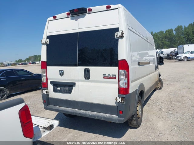 2018 Ram Promaster 2500 High Roof მანქანა იყიდება აუქციონზე, vin: 3C6TRVDG3JE134430, აუქციონის ნომერი: 12661736