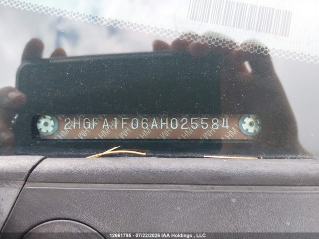 Продажа на аукционе авто 2010 Honda Civic Ex-l, vin: 2HGFA1F06AH025584, номер лота: 12661795