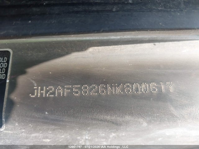 Aukcja sprzedaży 2022 Honda Nps50, vin: JH2AF5826NK800617, numer aukcji: 12661797
