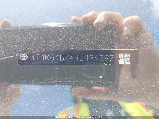 Aukcja sprzedaży 2024 Toyota Camry Xse, vin: 4T1K61BK4RU124687, numer aukcji: 12661832