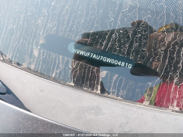 WVWUF7AU7GW004810 Volkswagen Golf R 2.0 Tsi