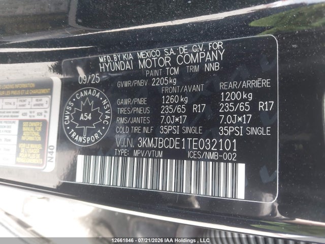 Hyundai Tucson Preferred 2026 3KMJBCDE1TE032101 Image 19
