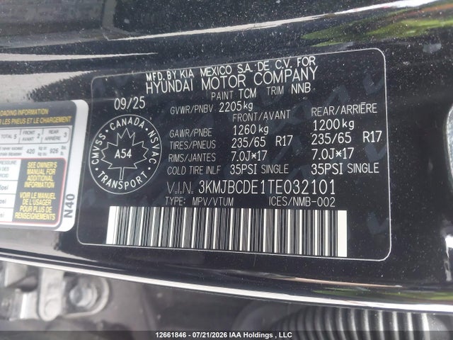Hyundai Tucson Preferred 2026 3KMJBCDE1TE032101 Image 9