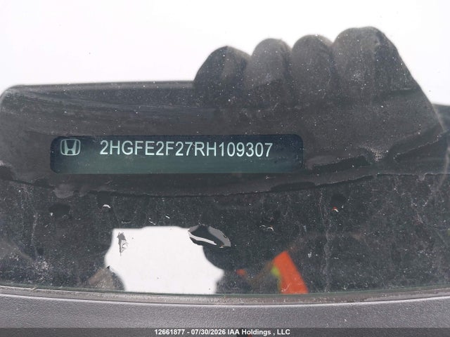 Продаж на аукціоні авто 2024 Honda Civic Lx-b, vin: 2HGFE2F27RH109307, номер лоту: 12661877