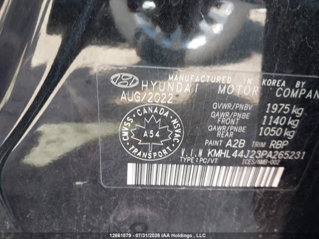 Hyundai Sonata Sel Plus 2023 KMHL44J23PA265231 Image 9