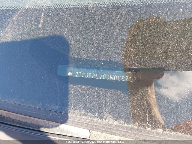 12661893 :رقم المزاد ، 2T3DFREV0DW069703 vin ، 2013 Toyota Rav4 Limited مزاد بيع