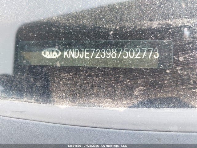12661896 :رقم المزاد ، KNDJE723987502773 vin ، 2008 Kia Sportage Ex/lx مزاد بيع