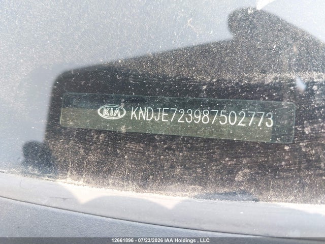 12661896 :رقم المزاد ، KNDJE723987502773 vin ، 2008 Kia Sportage Ex/lx مزاد بيع