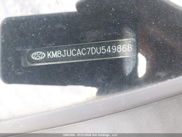 2013 Hyundai Tucson Gls მანქანა იყიდება აუქციონზე, vin: KM8JUCAC7DU549868, აუქციონის ნომერი: 12661936