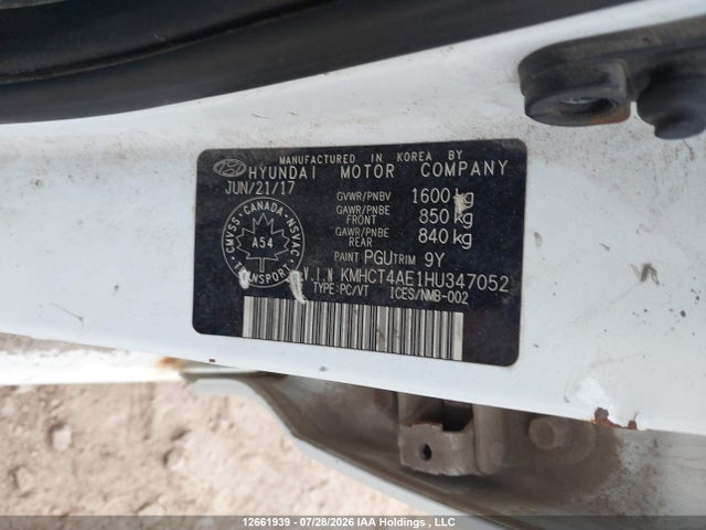 Hyundai ACCENT SE 2017 KMHCT4AE1HU347052 Image 17