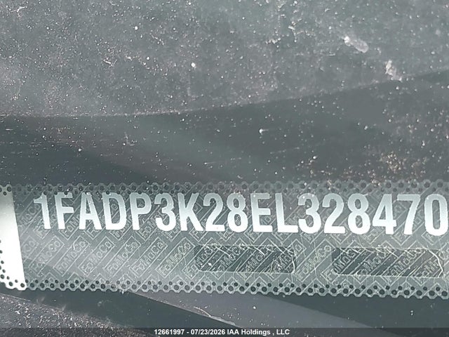 12661997 :رقم المزاد ، 1FADP3K28EL328470 vin ، 2014 Ford Focus مزاد بيع