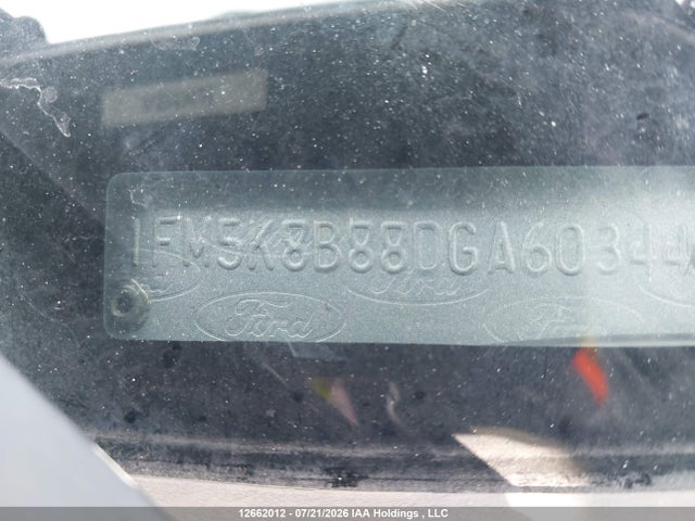 12662012 :رقم المزاد ، 1FM5K8B88DGA60344 vin ، 2013 Ford Explorer مزاد بيع