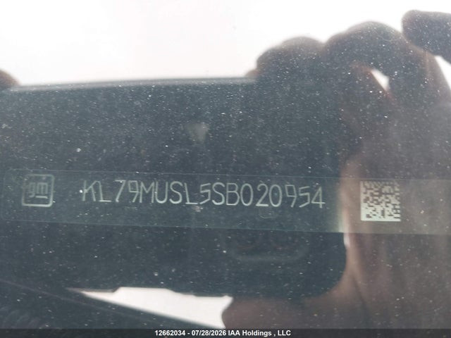 12662034 :رقم المزاد ، KL79MUSL5SB020954 vin ، 2025 Chevrolet Trailblazer Rs مزاد بيع