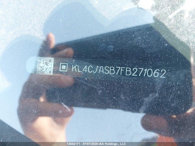 12642171 :رقم المزاد ، KL4CJASB7FB271062 vin ، 2015 Buick Encore Convenience مزاد بيع