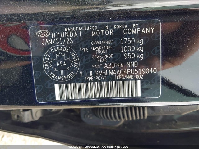 Продажа на аукционе авто 2023 Hyundai Elantra Essential Ivt With Hyundai Smartsense Package, vin: KMHLM4AG4PU519040, номер лота: 12662053