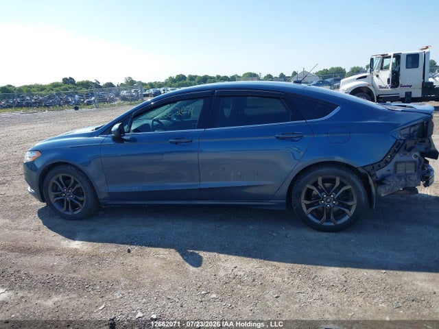 2018 Ford Fusion Se მანქანა იყიდება აუქციონზე, vin: 3FA6P0T97JR195280, აუქციონის ნომერი: 12662071