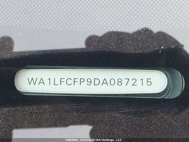 12662084 :رقم المزاد ، WA1LFCFP9DA087215 vin ، 2013 Audi Q5 Premium Plus مزاد بيع