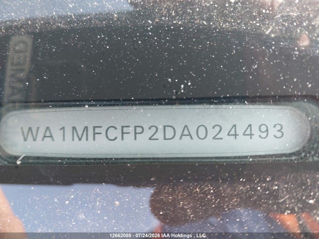 12662088 :رقم المزاد ، WA1MFCFP2DA024493 vin ، 2013 Audi Q5 مزاد بيع