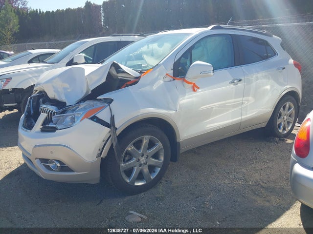 2014 Buick Encore Premium მანქანა იყიდება აუქციონზე, vin: KL4CJHSB6EB664851, აუქციონის ნომერი: 12638727