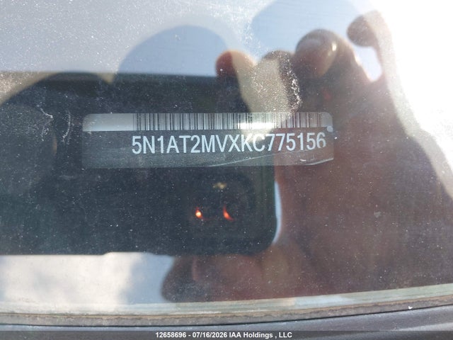 Aukcja sprzedaży 2019 Nissan Rogue S/sl/sv, vin: 5N1AT2MVXKC775156, numer aukcji: 12658696