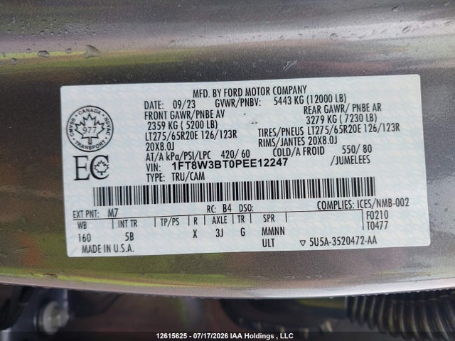 Ford F350 2023 1FT8W3BT0PEE12247 Image 19