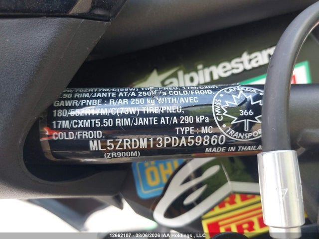 Kawasaki Zr900 M 2023 ML5ZRDM13PDA59860 Image 13